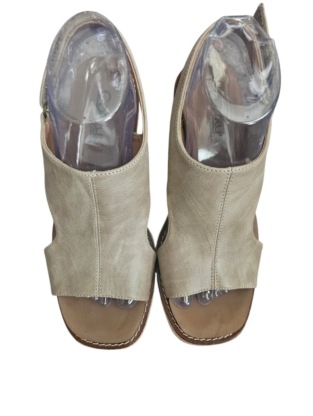 Corkys Freddie Wedge Sandals Taupe Sz 8 Summer Resort Vacation
